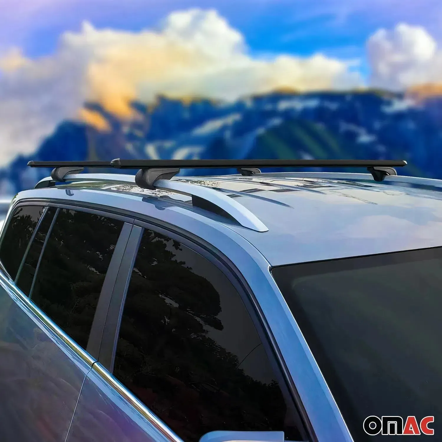 2001-2007 Dodge Grand Caravan Roof Rack Cross Bars Black