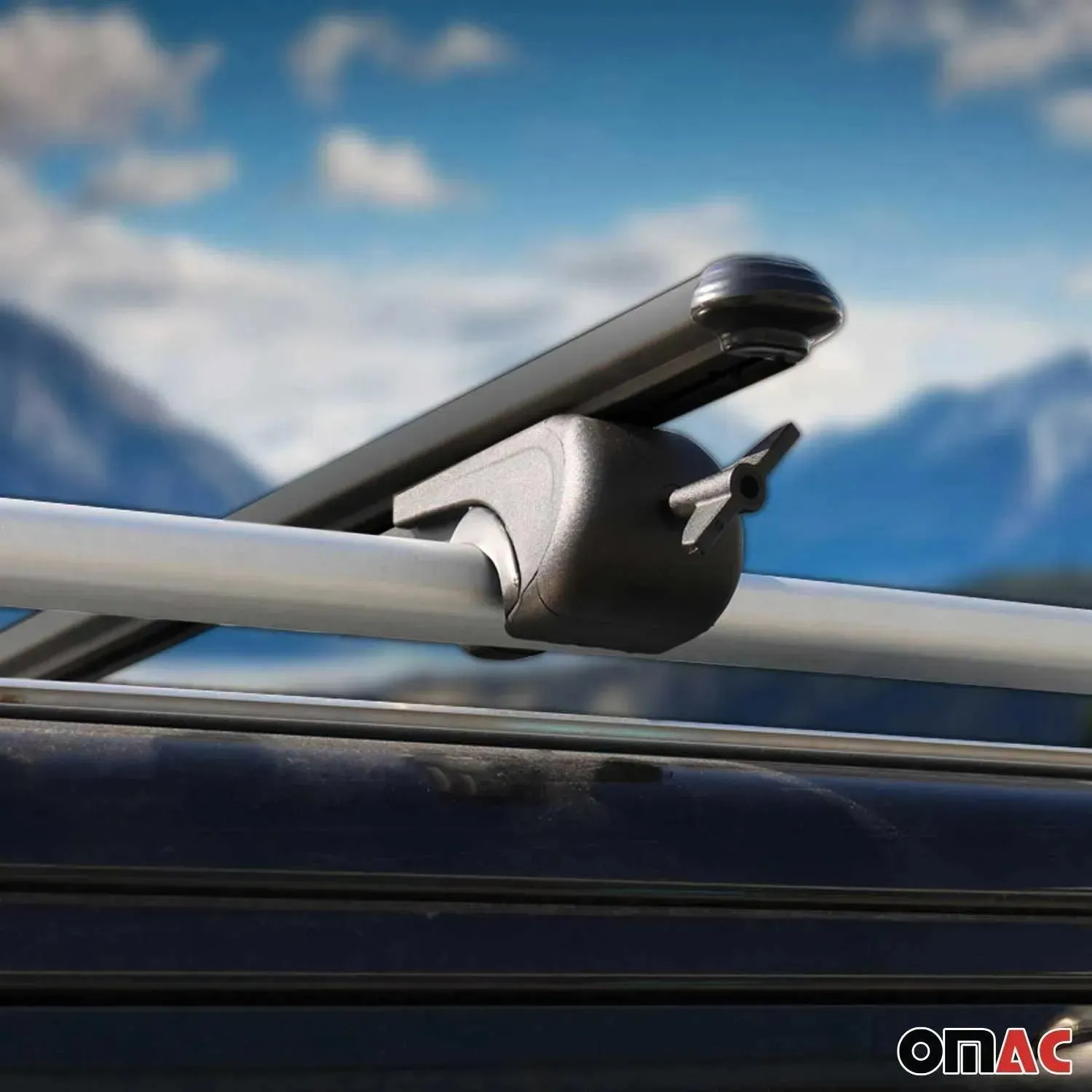 2001-2007 Dodge Grand Caravan Roof Rack Cross Bars Black