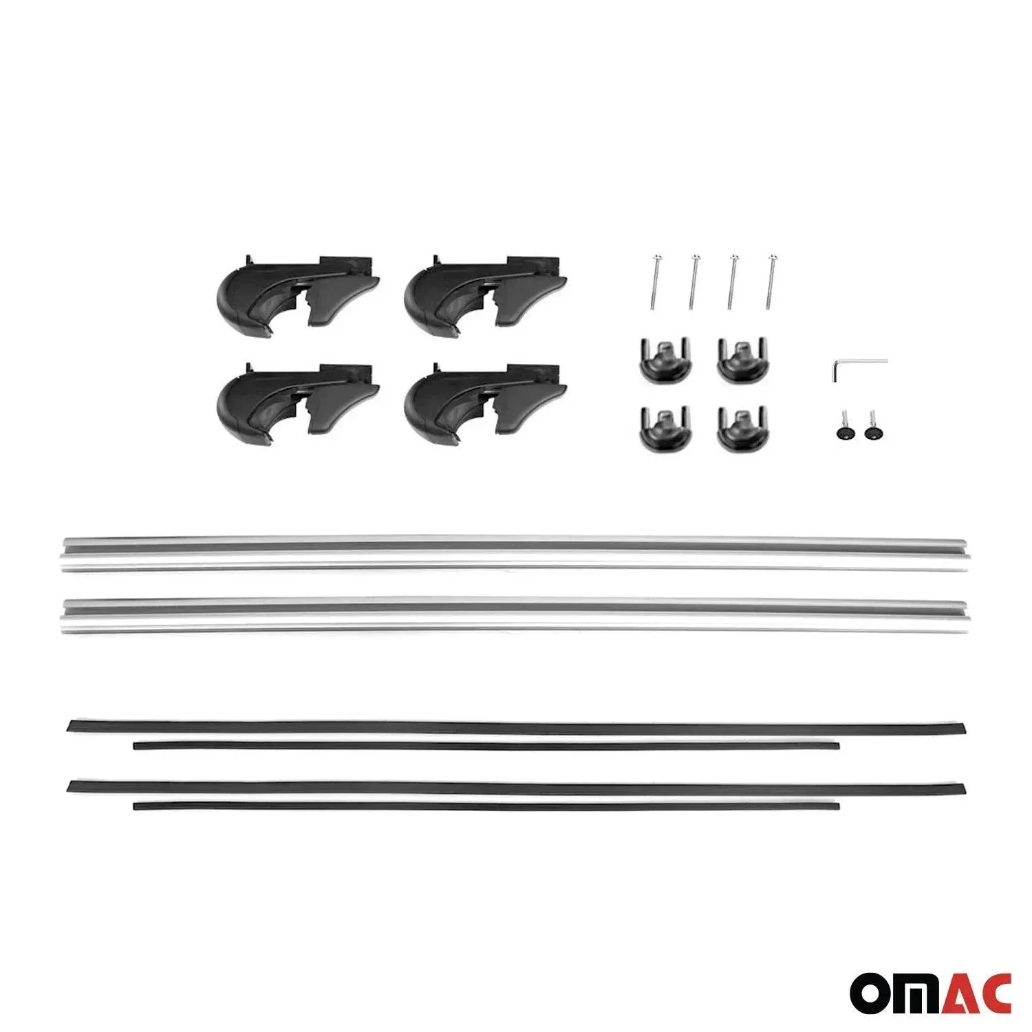 2001-2007 Dodge Grand Caravan Roof Rack Cross Bars Black