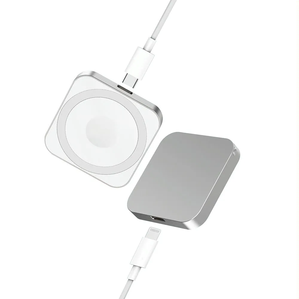 3 In 1 Portable Wireless Charger For Iphone Airpods And Iwatch