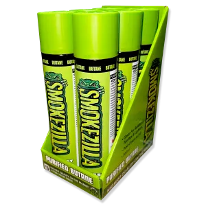 300ML Bulk Smokezilla Butane Refill - 6 Pieces Per Retail Ready Display 41495