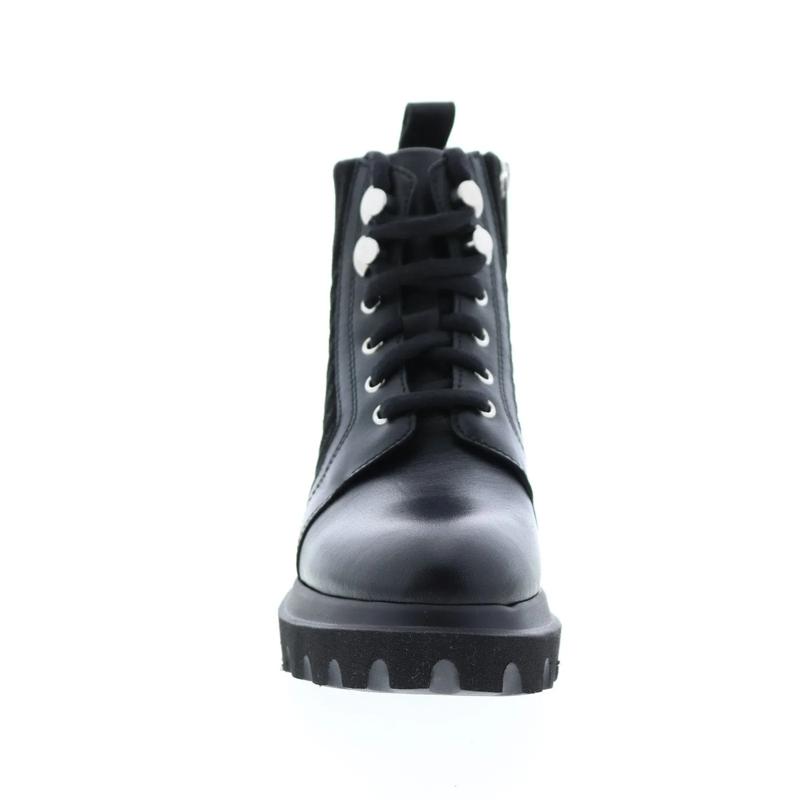 Aquatalia Kaylynn Calf Suede 34L3726-BBK Womens Black Suede Zipper Casual Dress Boots