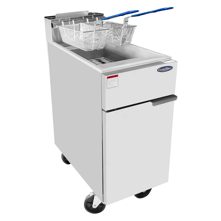 Atosa ATFS-40 40 LB Stainless Steel Gas Deep Fryer