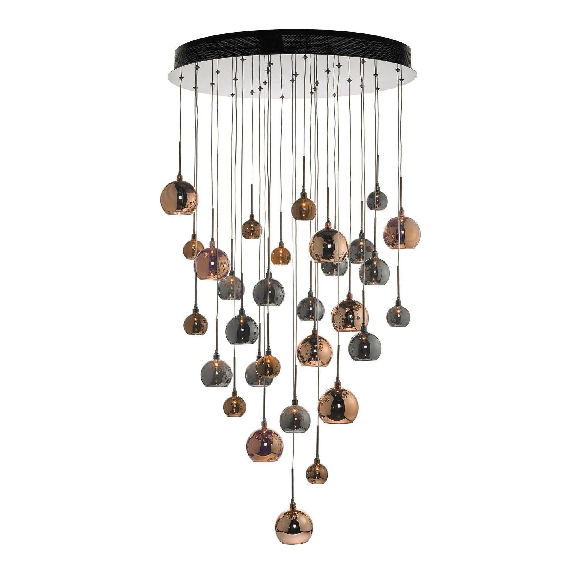 Aurelia 30 Light Cluster In Copper & Bronze 3M Drop