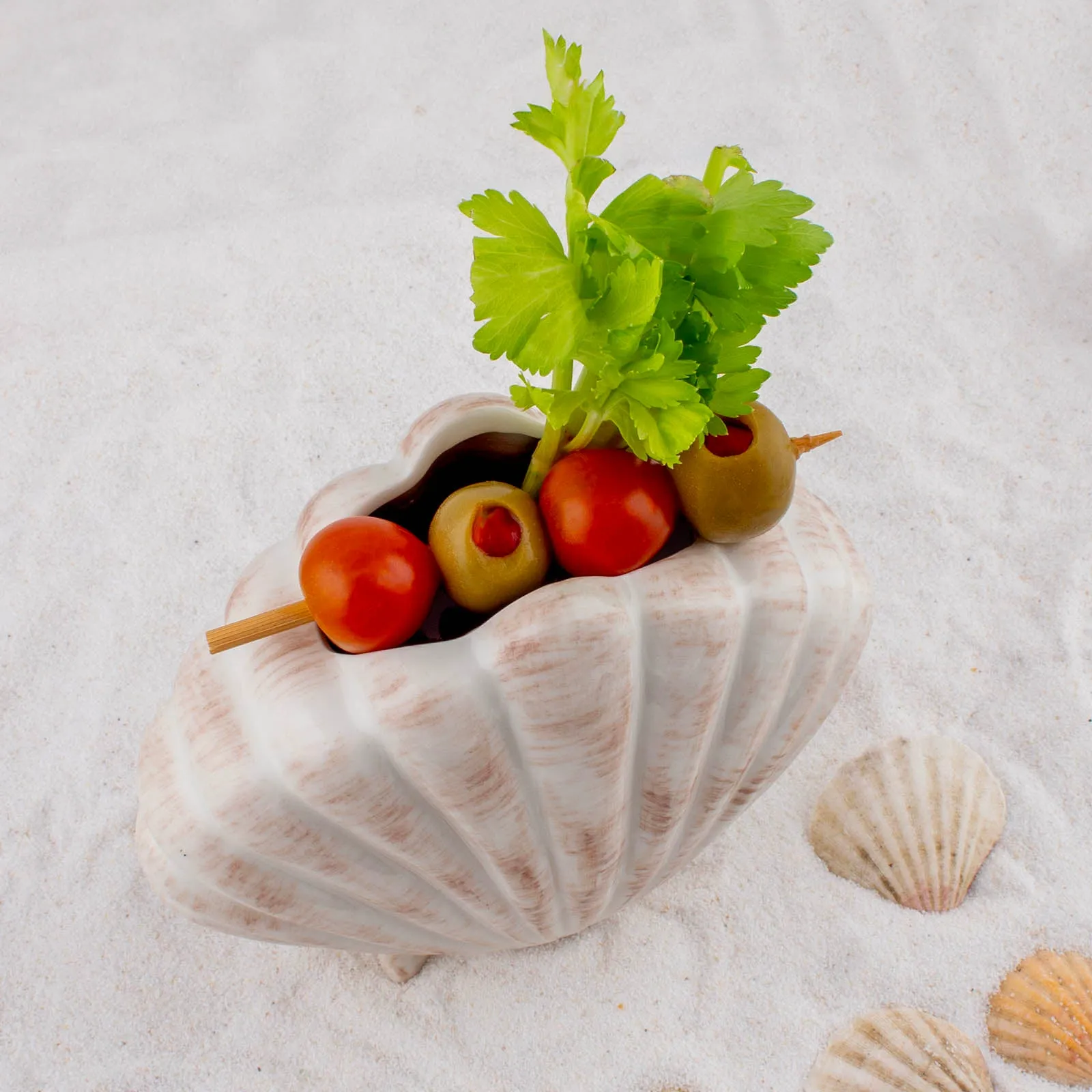 BarConic® Tiki Drinkware - Clam Shell