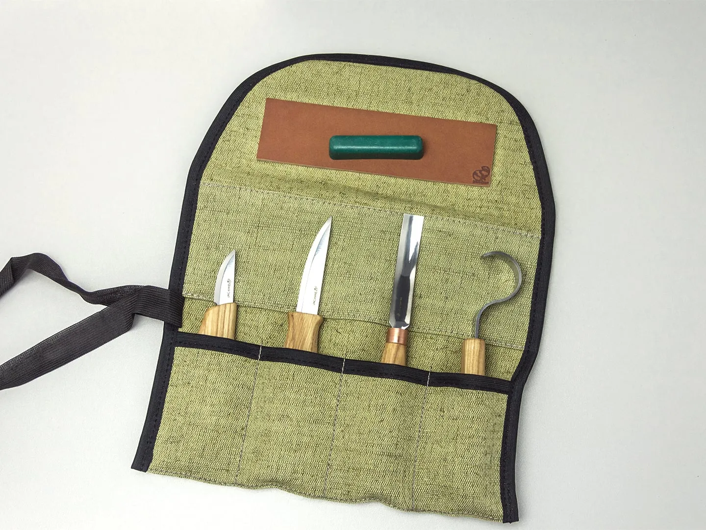 BeaverCraft (S43) Spoon and Kuksa Carving Professional Set with Knives and Strop