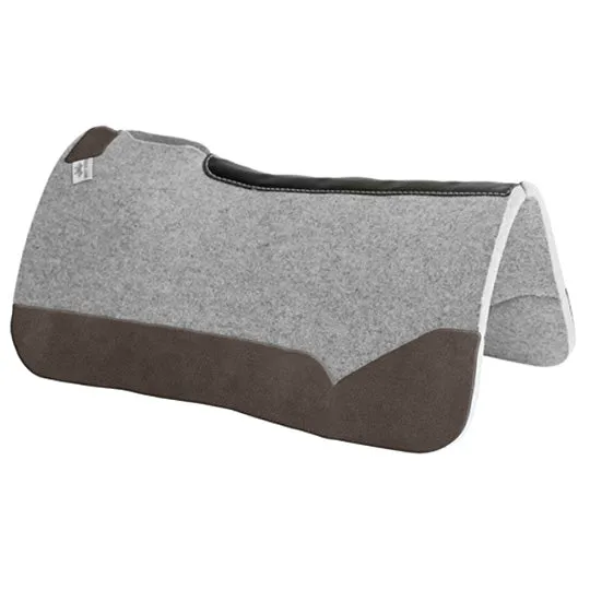 Best Ever 1 1/4" Kush Pad with Chocolate Roughout Wear Leathers- 32"X32"