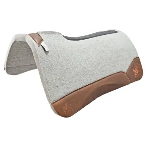 Best Ever 1" Kush Pad with Oak Brown Wear Leathers and Gold Crown- 32"X32"