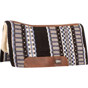Cashel Blanket Top Performance 3/4" Fleece Bottom Pad- Black/Slate