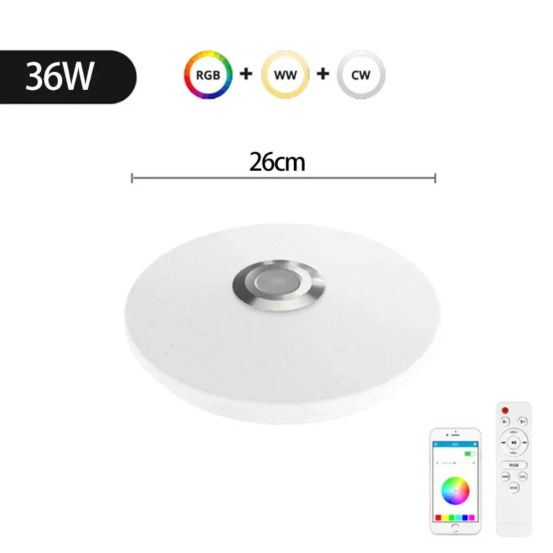 Ceiling Lamps Music Player Bluetooth Remote APP Control.