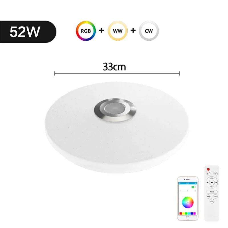 Ceiling Lamps Music Player Bluetooth Remote APP Control.