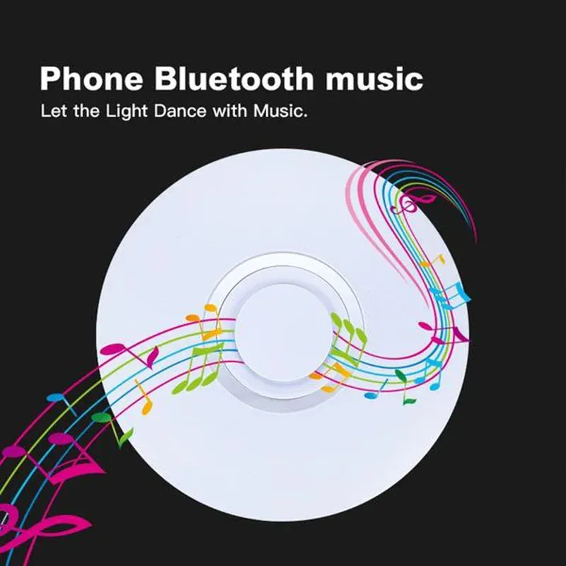 Ceiling Lamps Music Player Bluetooth Remote APP Control.