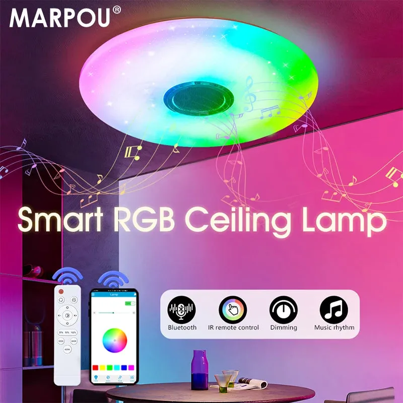 Ceiling Lamps Music Player Bluetooth Remote APP Control.