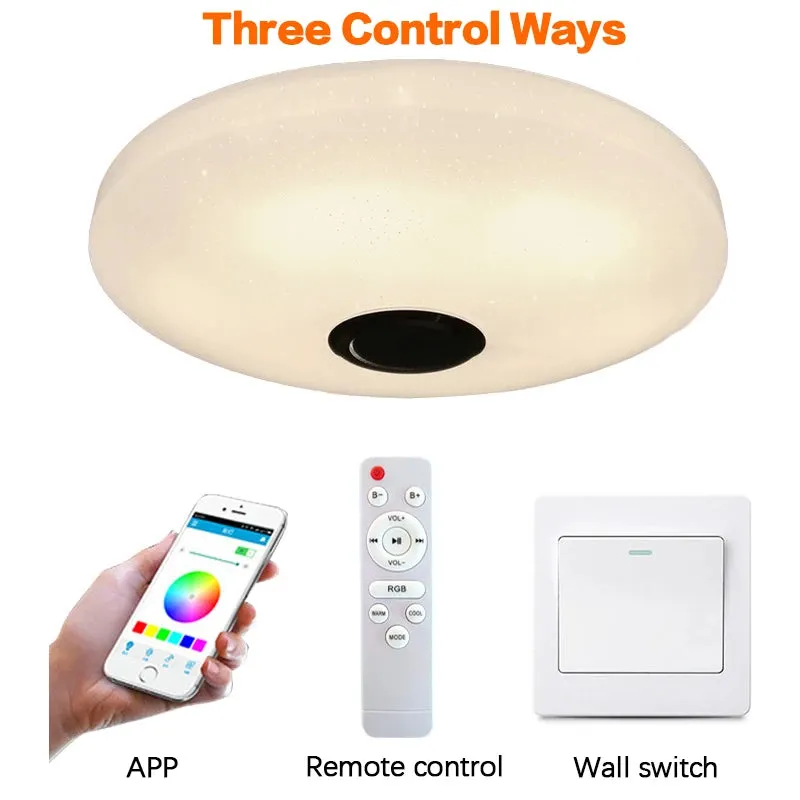 Ceiling Lamps Music Player Bluetooth Remote APP Control.