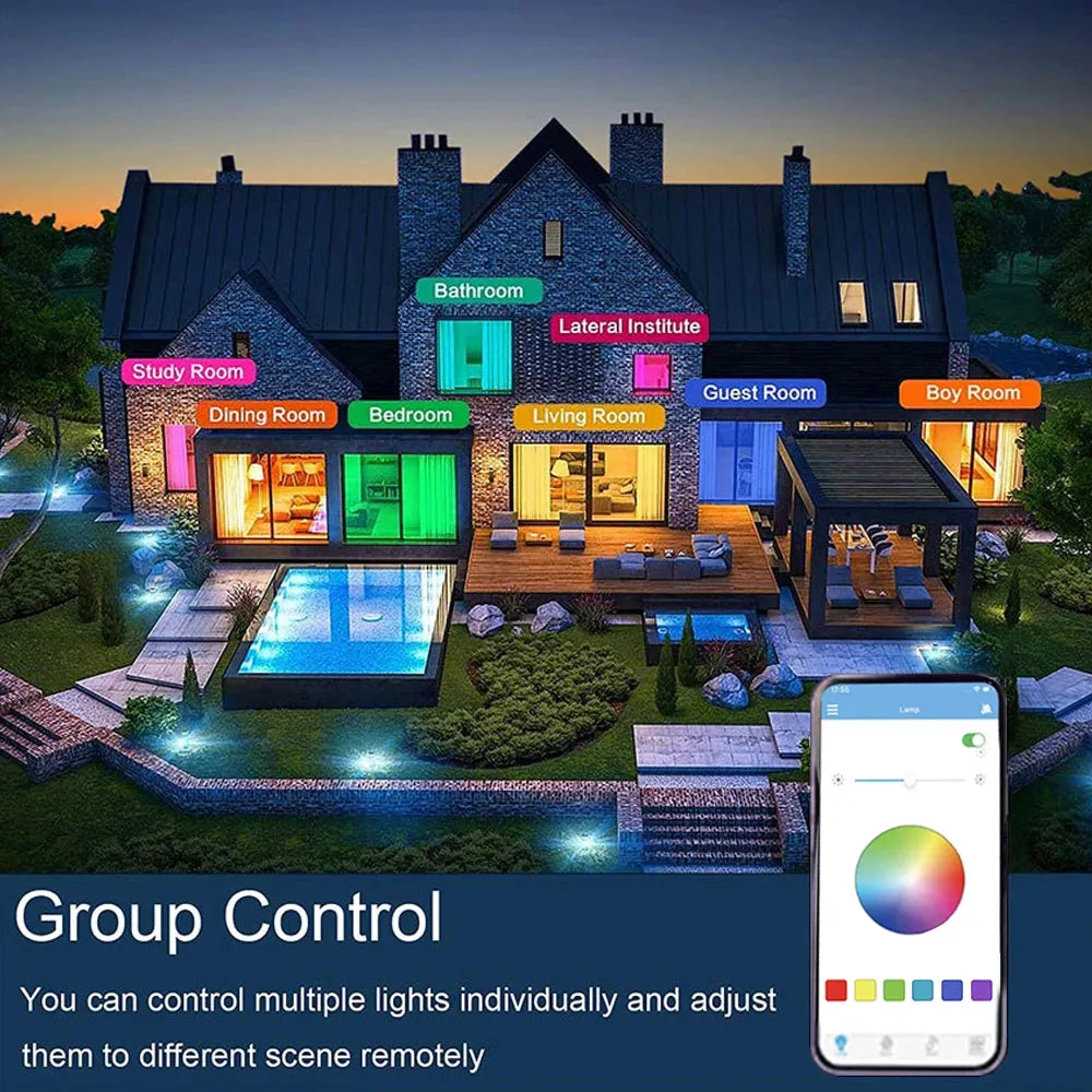Ceiling Lamps Music Player Bluetooth Remote APP Control.