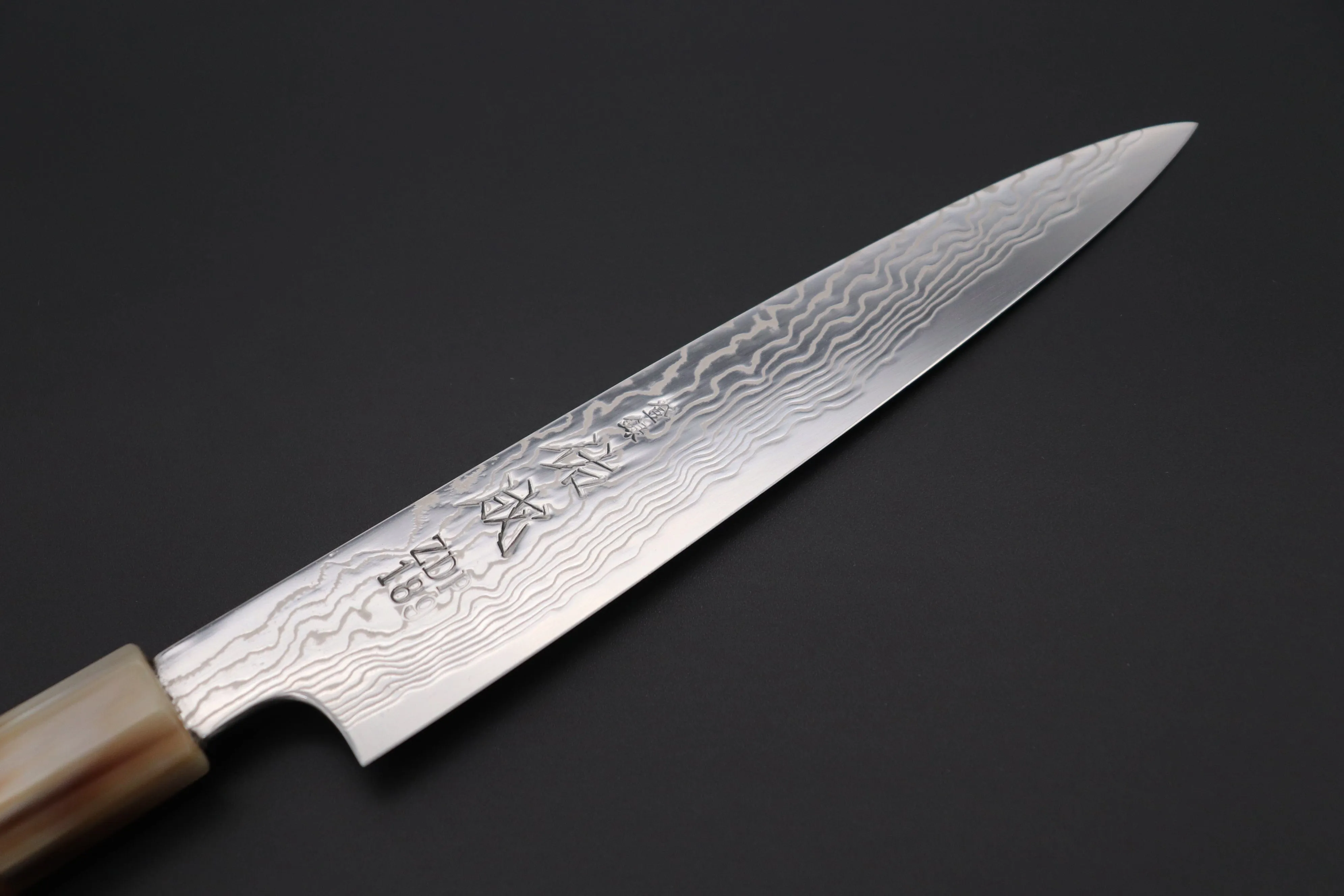 Custom Limited Edition, Sukenari ZDP-189 Nickel Damascus Wa Petty 165mm (6.4 inch, SCL-448)