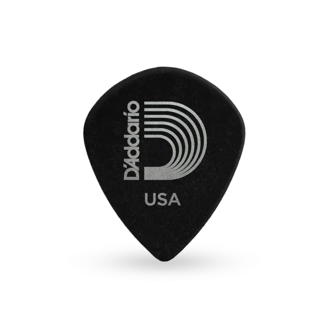 D'Addario Black Ice Guitar Picks, 100 pack, Medium