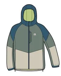 Daybreak Lightweight Recycled Thermore Insulated Jacket - Pistachio/Blue Steel