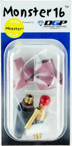 Diamond Ground Monster 16 TIG Nozzle Kit MN16-3-116D