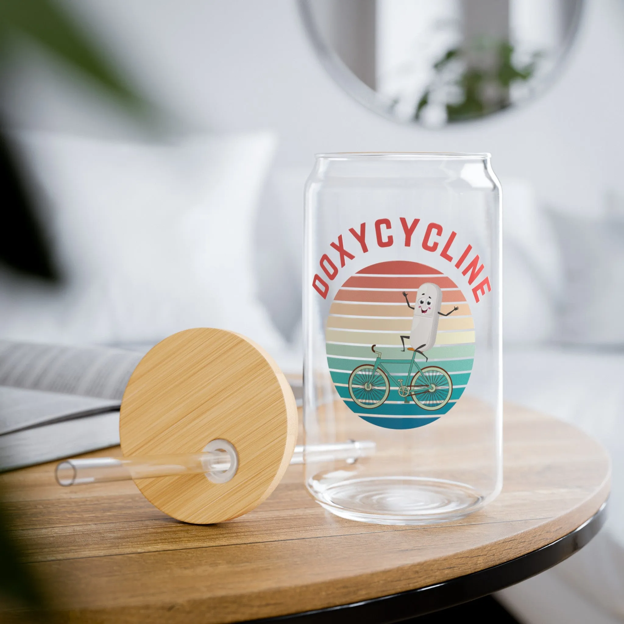Doxycycline Sipper Glass, 16oz