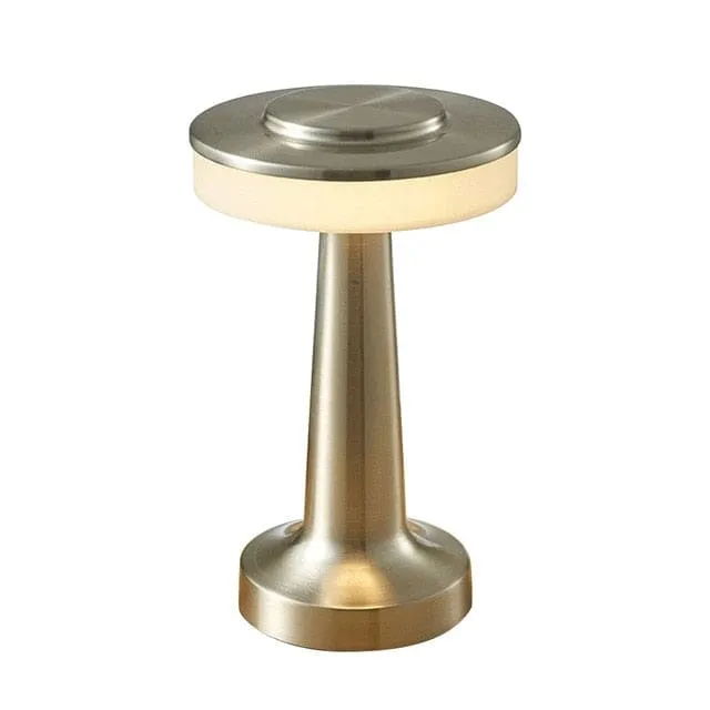 Dumbbell LED Table Lamps Touch Sensor USB Rechargeable Dimmable
