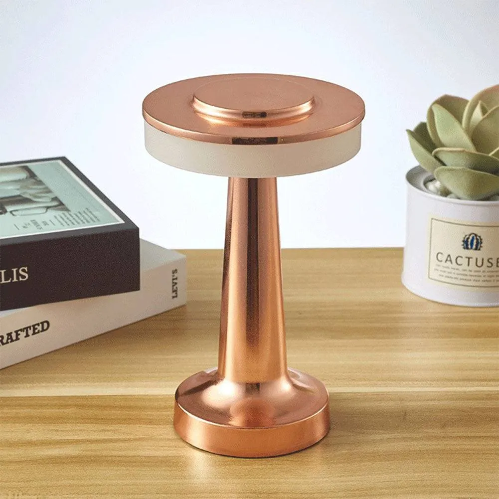 Dumbbell LED Table Lamps Touch Sensor USB Rechargeable Dimmable