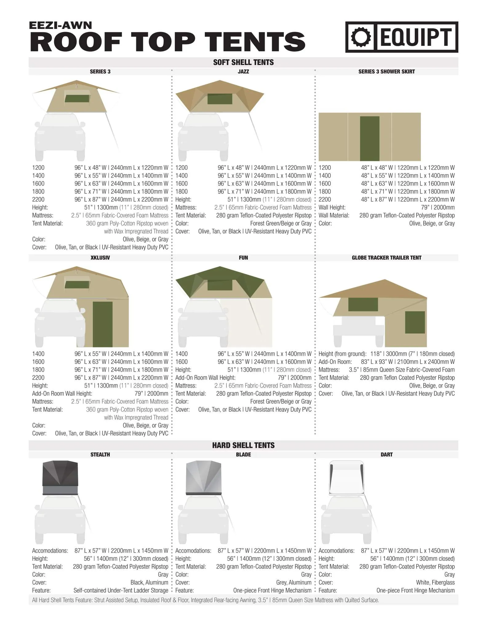 Eezi-Awn Series 3 Roof Top Tent