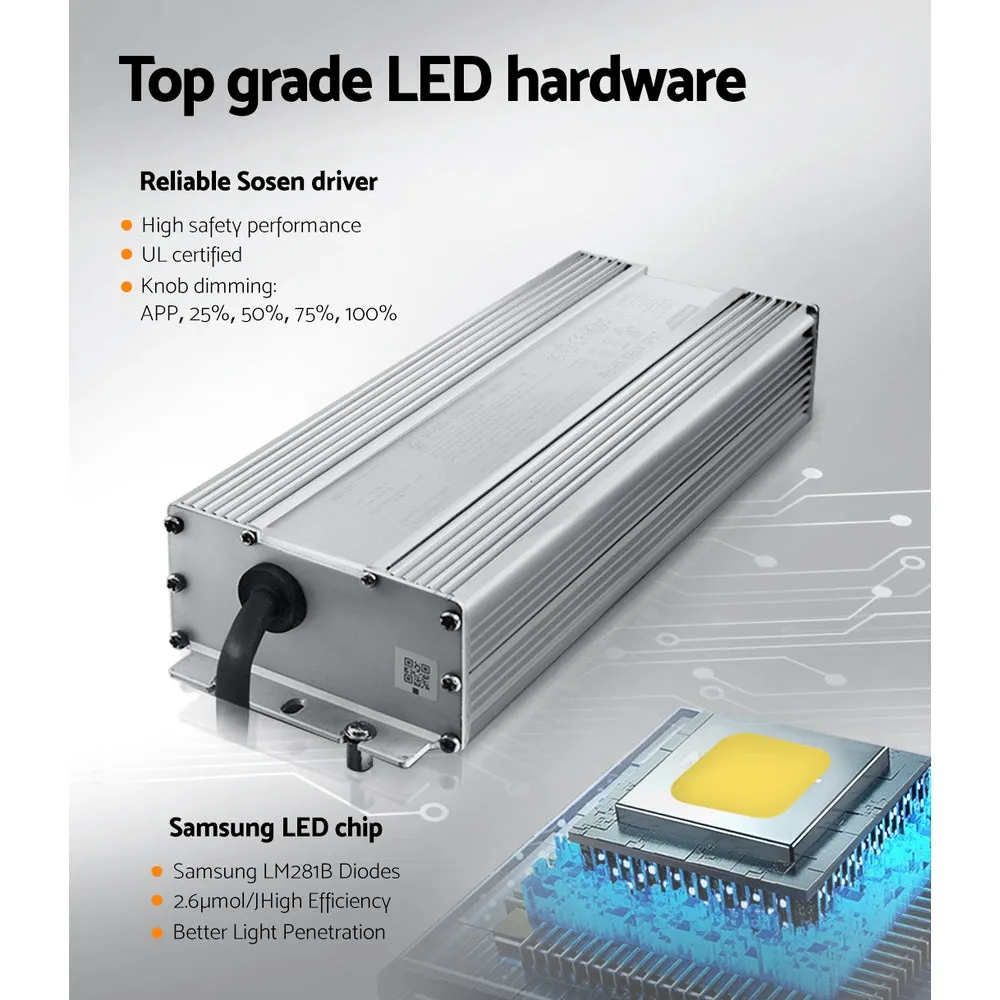 Energy Efficient Full Spectrum LED Grow Light, 300W, Greenfingers