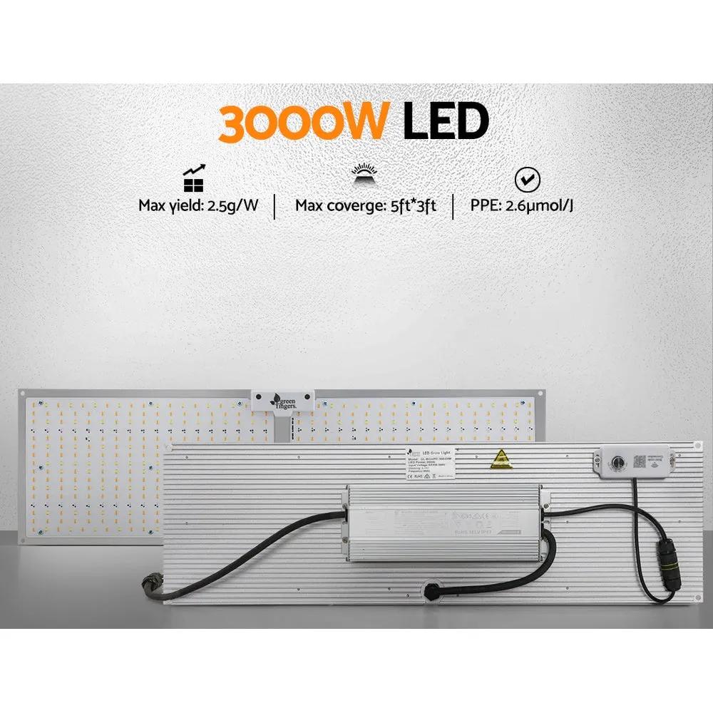 Energy Efficient Full Spectrum LED Grow Light, 300W, Greenfingers
