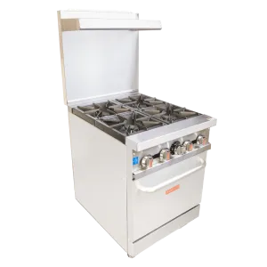 ER-4 Enhanced 24" Gas Range, 4 Burner with Oven