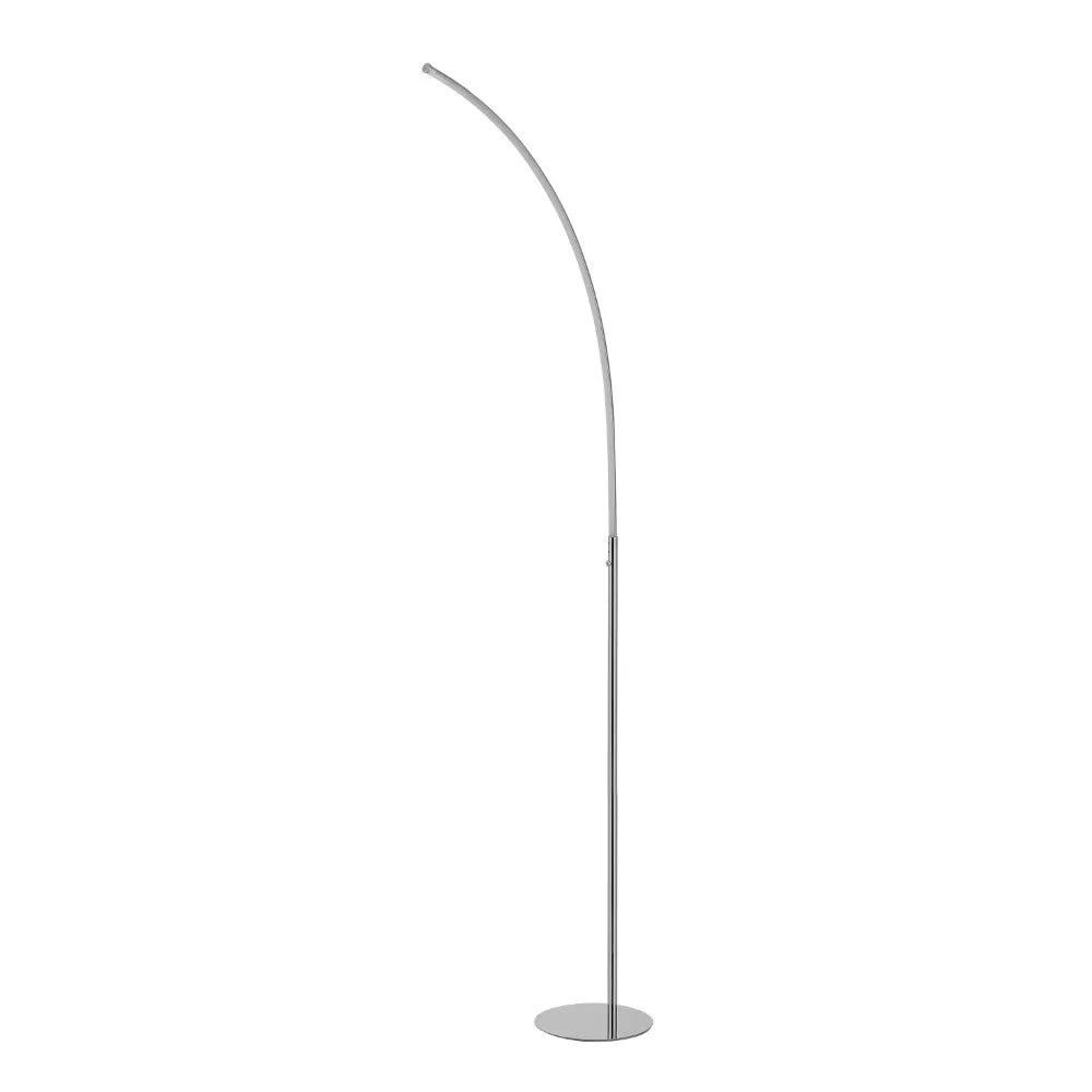 Ervin 64" Metal Minimalist Modern LED Integrated Floor Lamp
