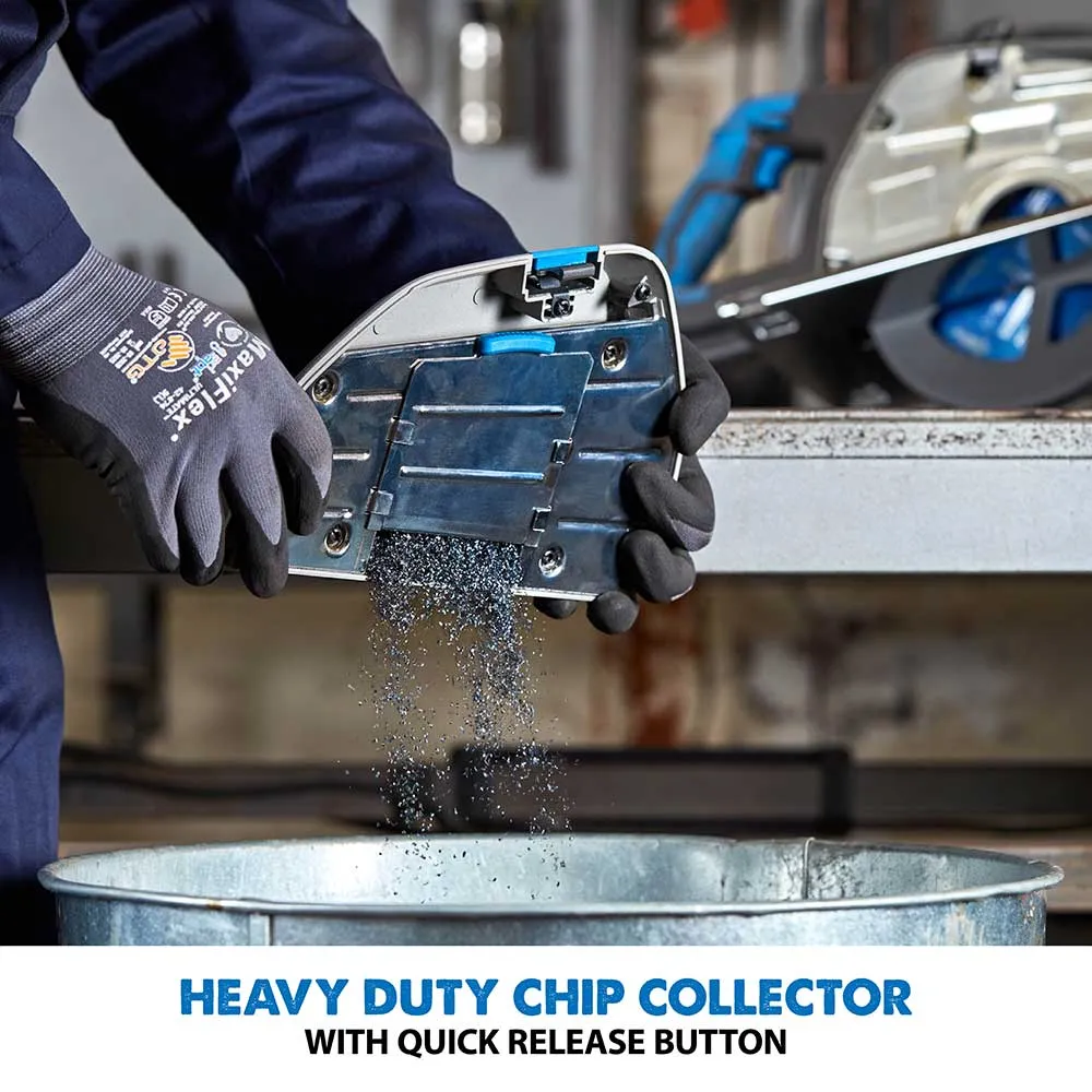 Evolution S210CCS 210mm Heavy Duty Metal Cutting Circular Saw Inc 210mm Mild Steel Blade