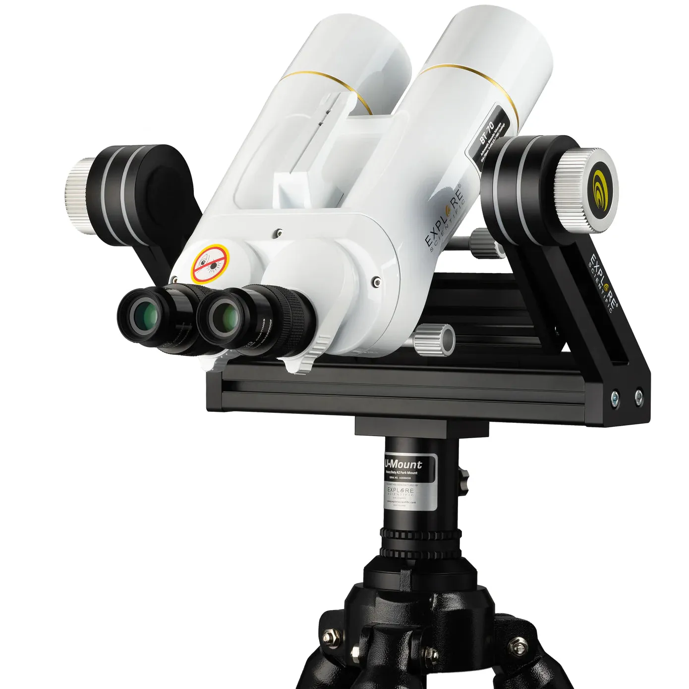 Explore Scientific BT-70 SF Large Binoculars with 62 Degree LER Eyepieces