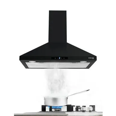 Gasland Chef 30'' Anti-Fingerprint Wall Mount Range Hood - Black