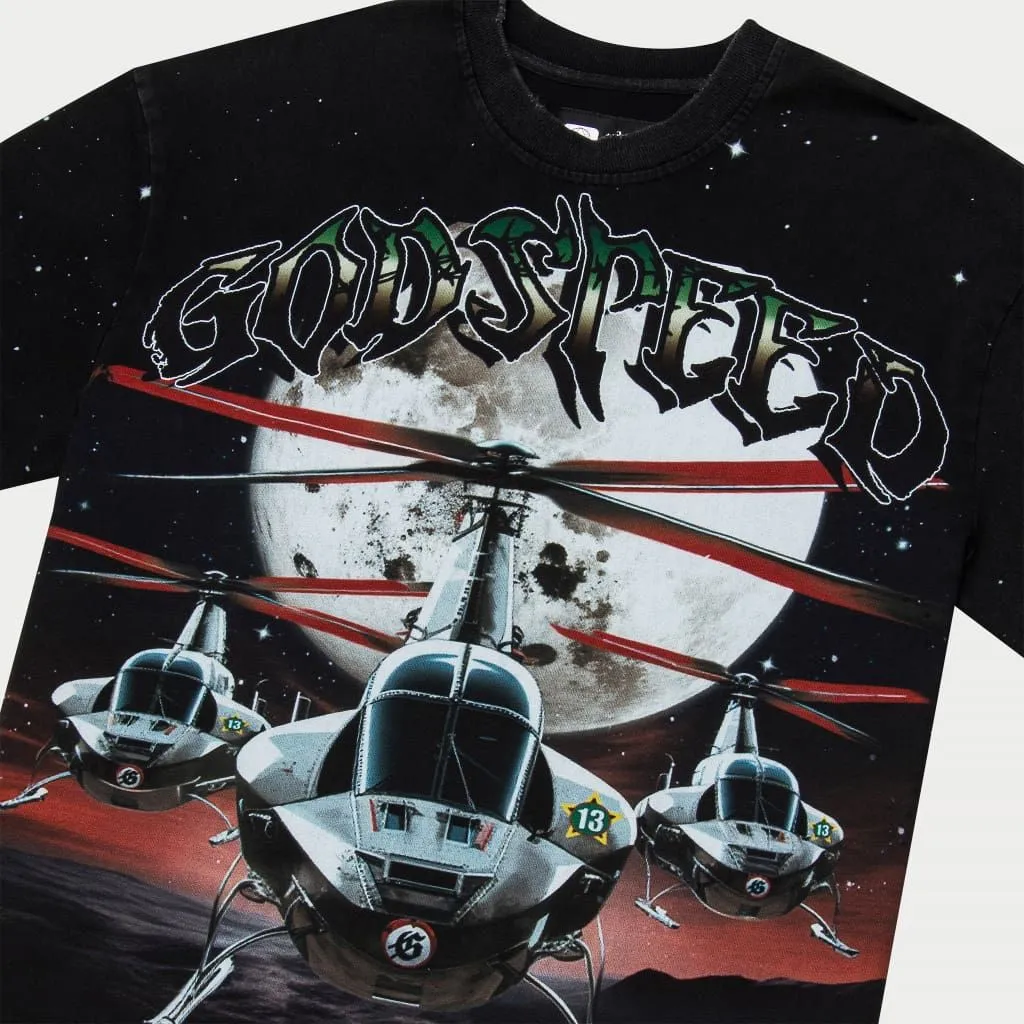Godspeed Air Strike T-Shirt Black Wash