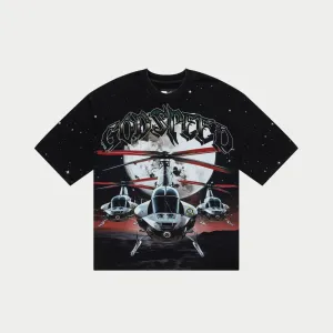 Godspeed Air Strike T-Shirt Black Wash