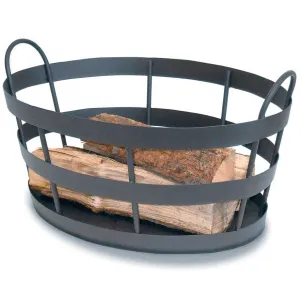 Graphite Shaker Log Basket