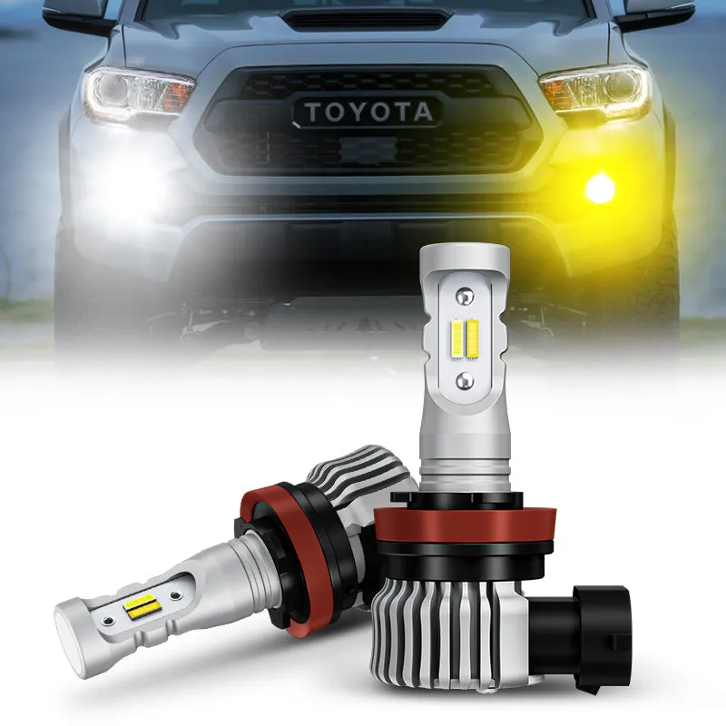 H8/H9/H11 Dual Color Switch LED Fog Lamps for 2012-Later Toyota Tacoma