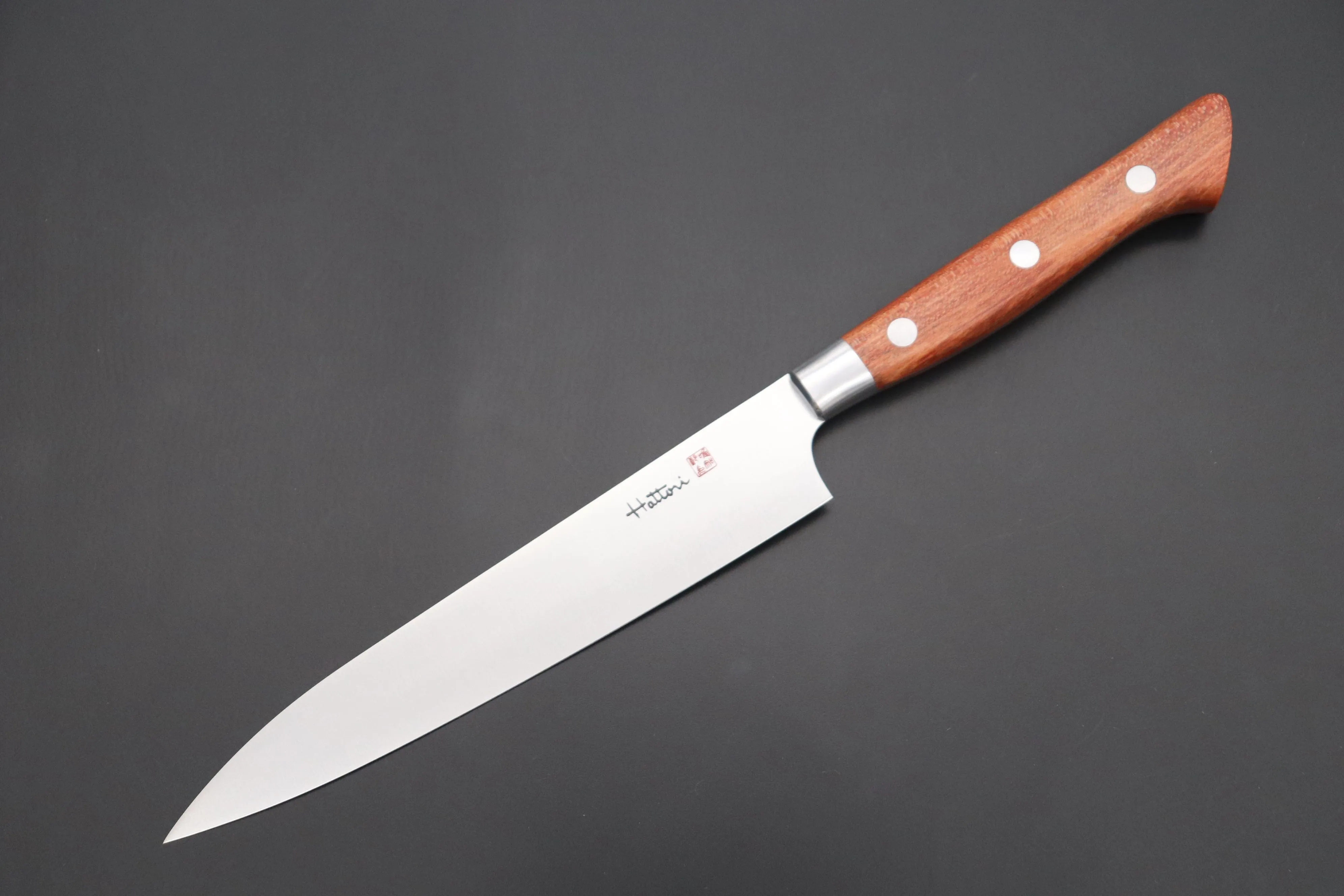 Hattori Forums FH Series FH Series Petty (120mm and 150mm, Stabilized Maple Wood Handle)