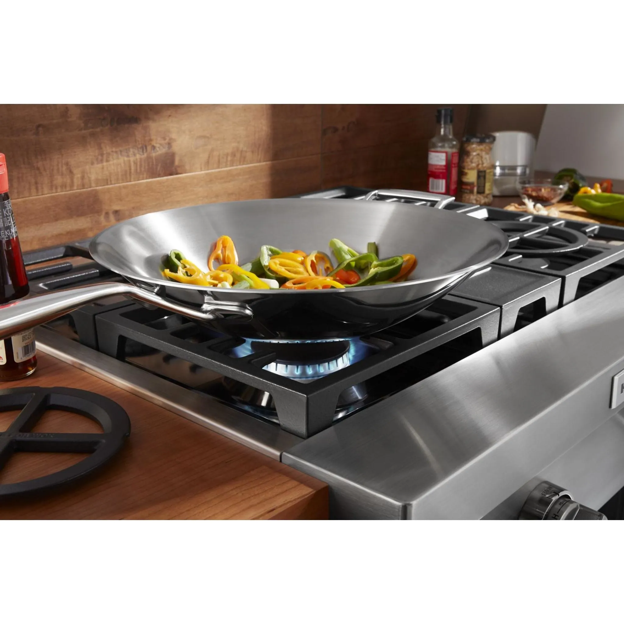 KitchenAid  30'' 4-Burner Commercial-Style Gas Rangetop (KCGC500JSS)
