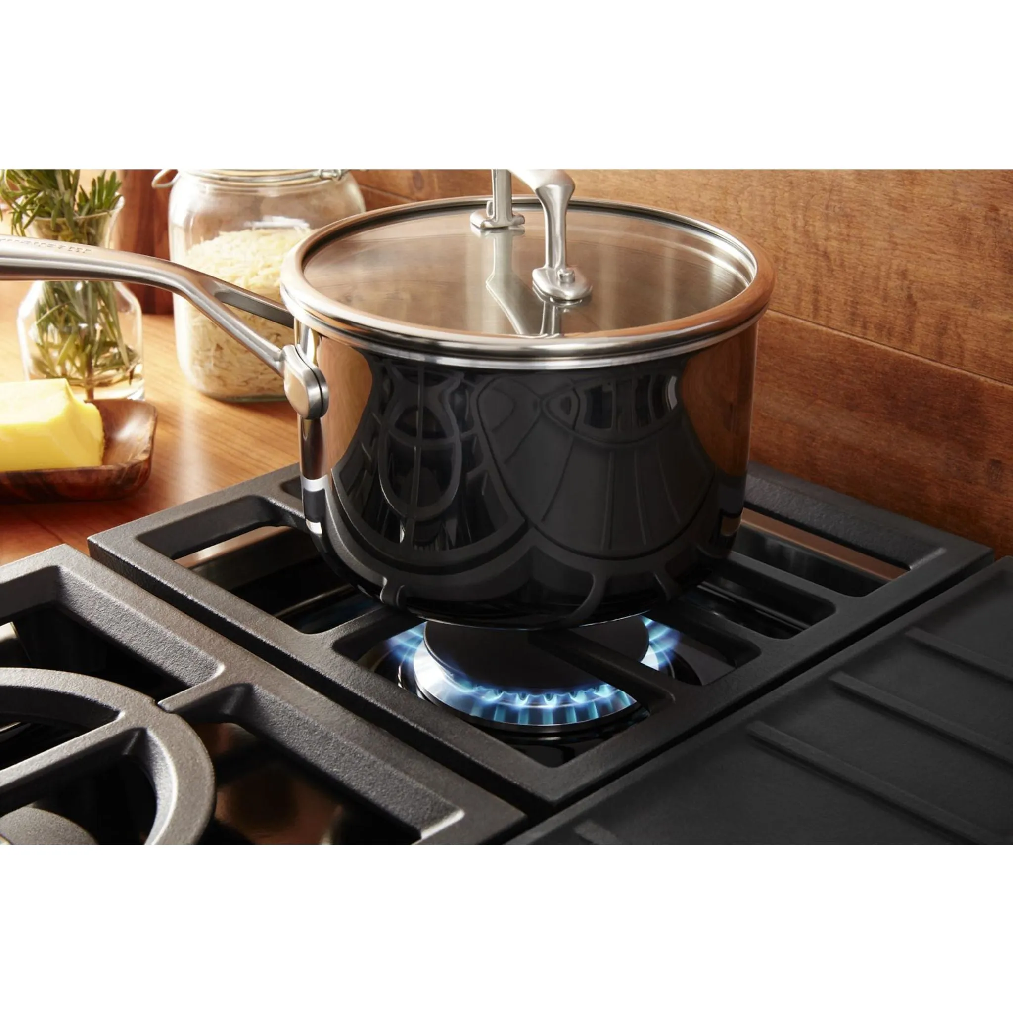 KitchenAid  30'' 4-Burner Commercial-Style Gas Rangetop (KCGC500JSS)