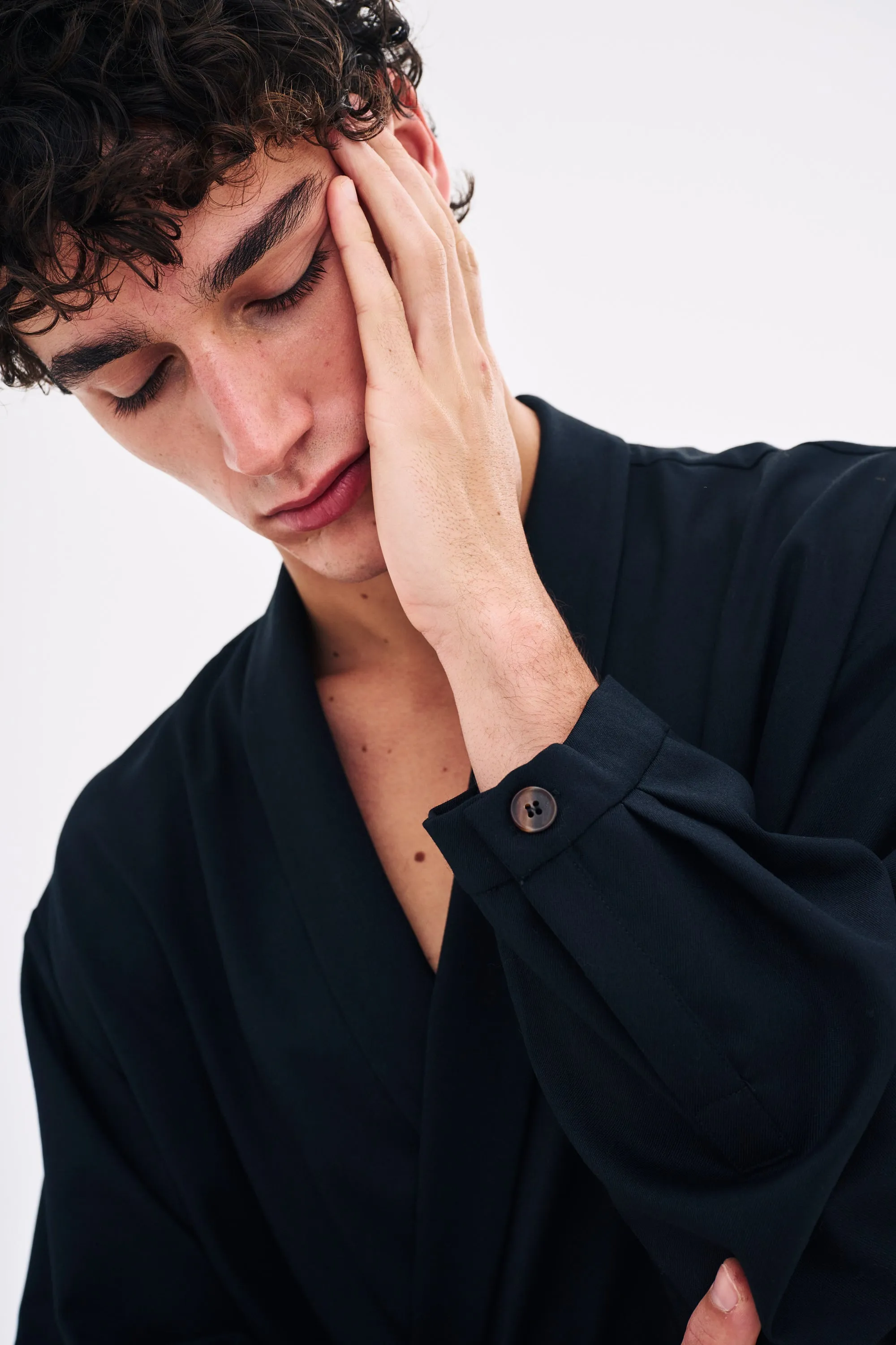 LS Wrap Tie Shirt