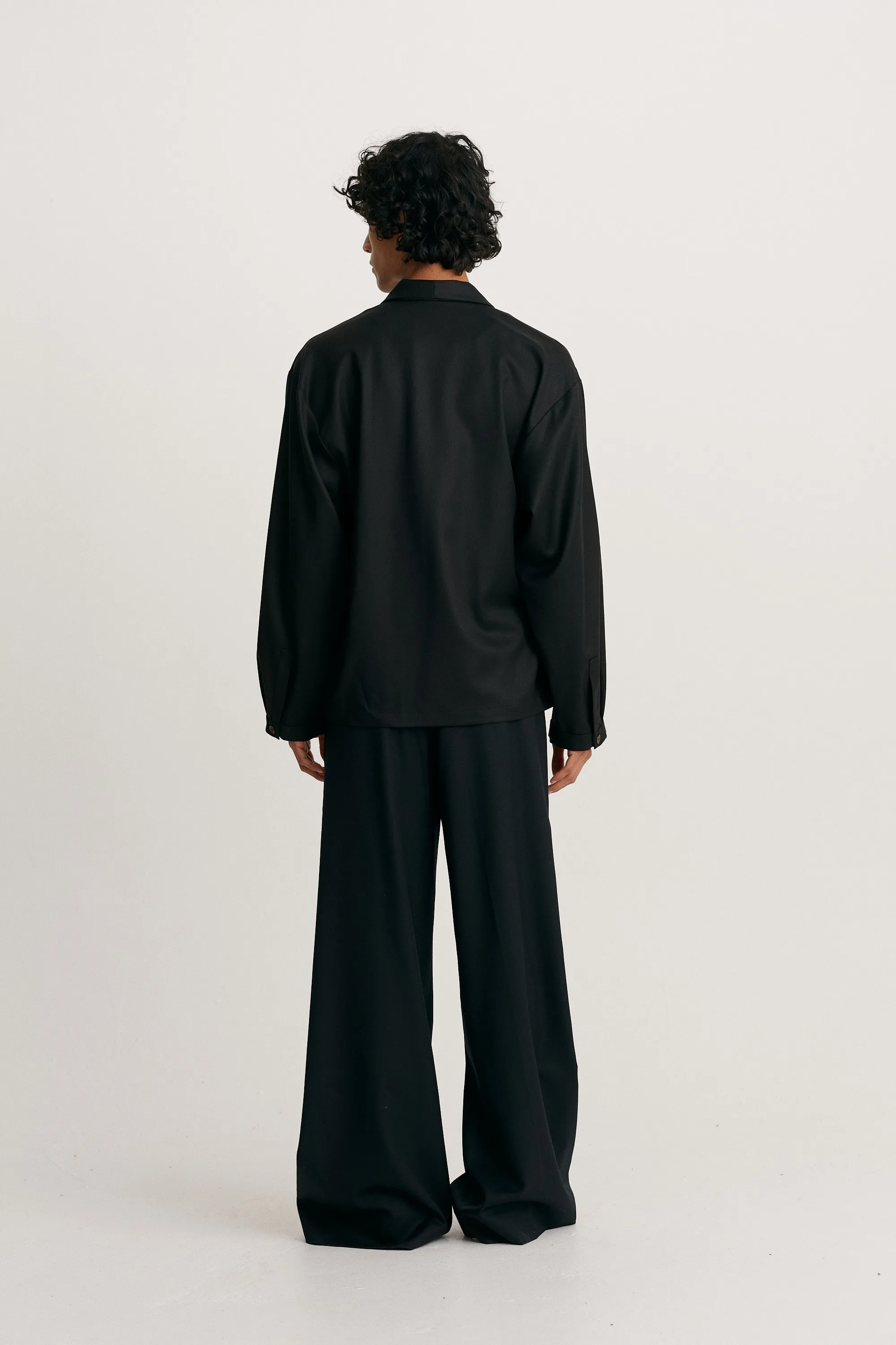 LS Wrap Tie Shirt
