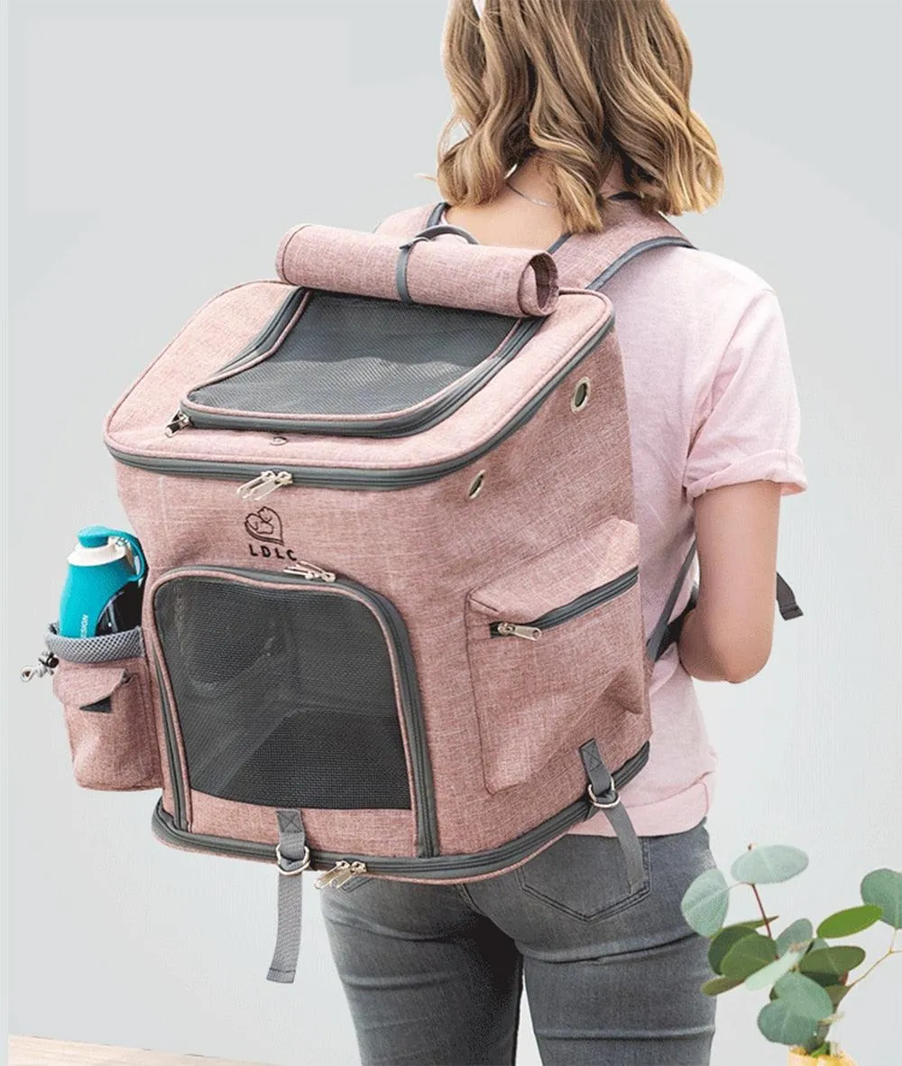 Melange Color Backpack Cat Carrier