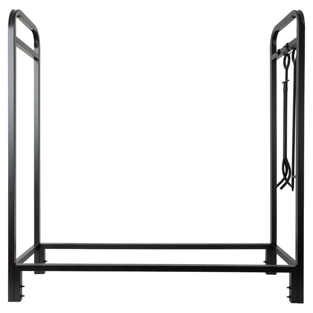Modern Ember Sierra Mills 48-in Log Rack with Cover