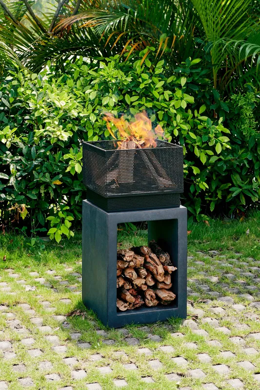 Outdoor Rectangular Fire Pit