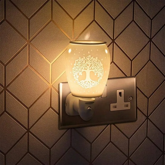 Plug In Warmer Oil Ceramic Tree