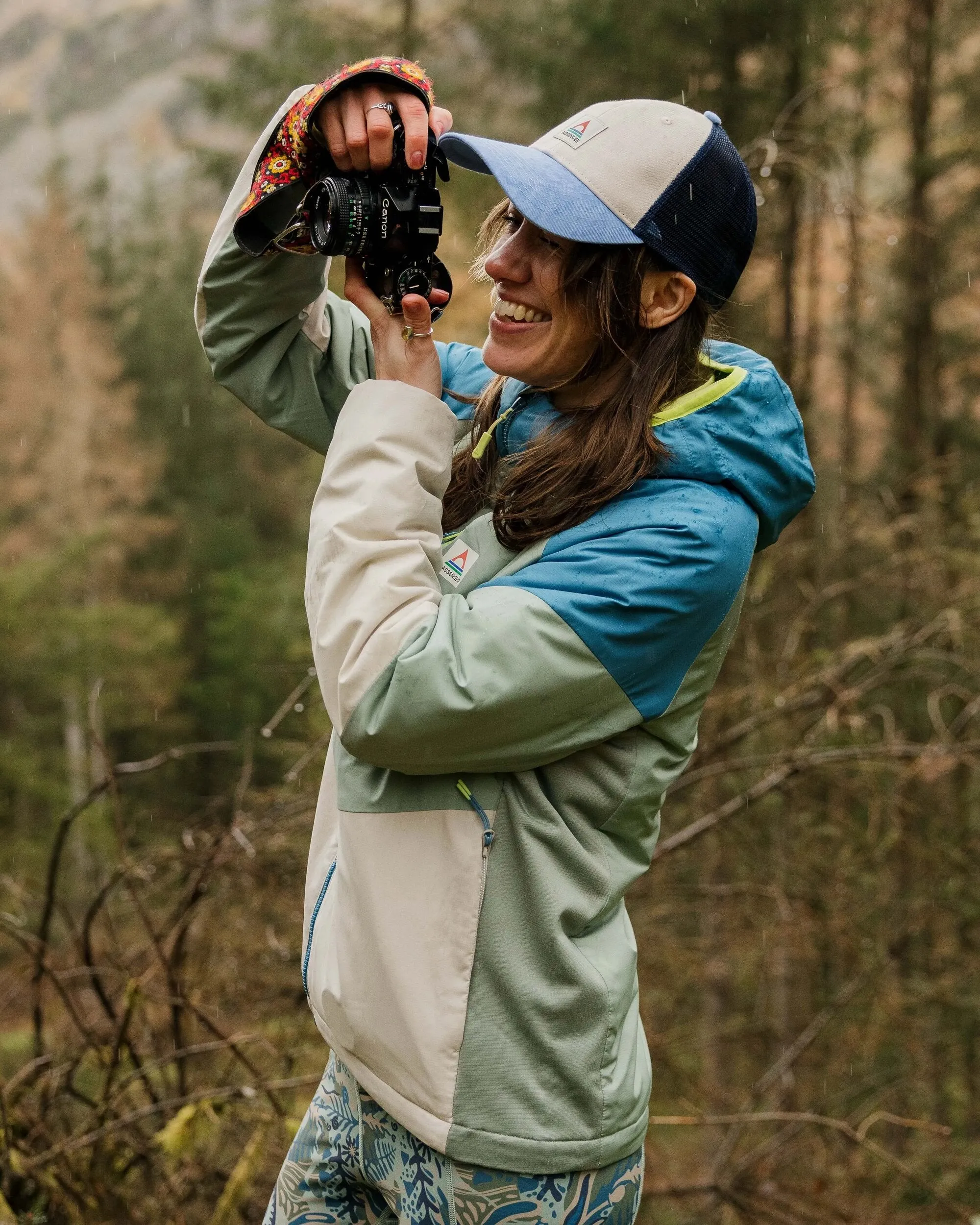 Shasta Lightweight Recycled Thermore Insulated Jacket - Pistachio/Blue Steel