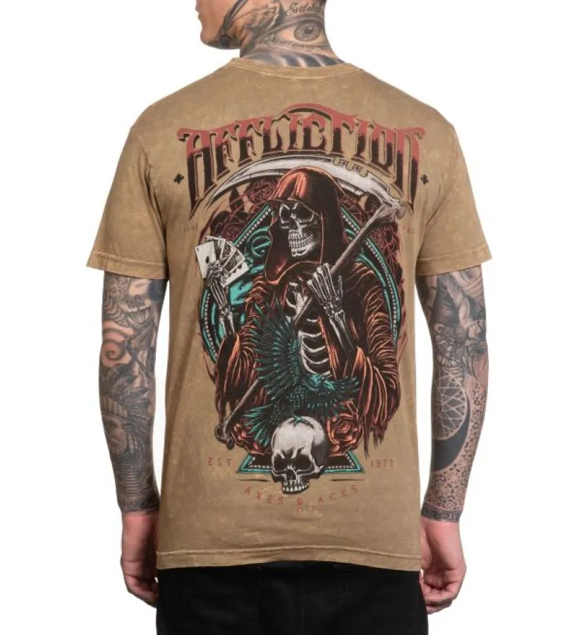 T Shirt - Affliction Axes Aces