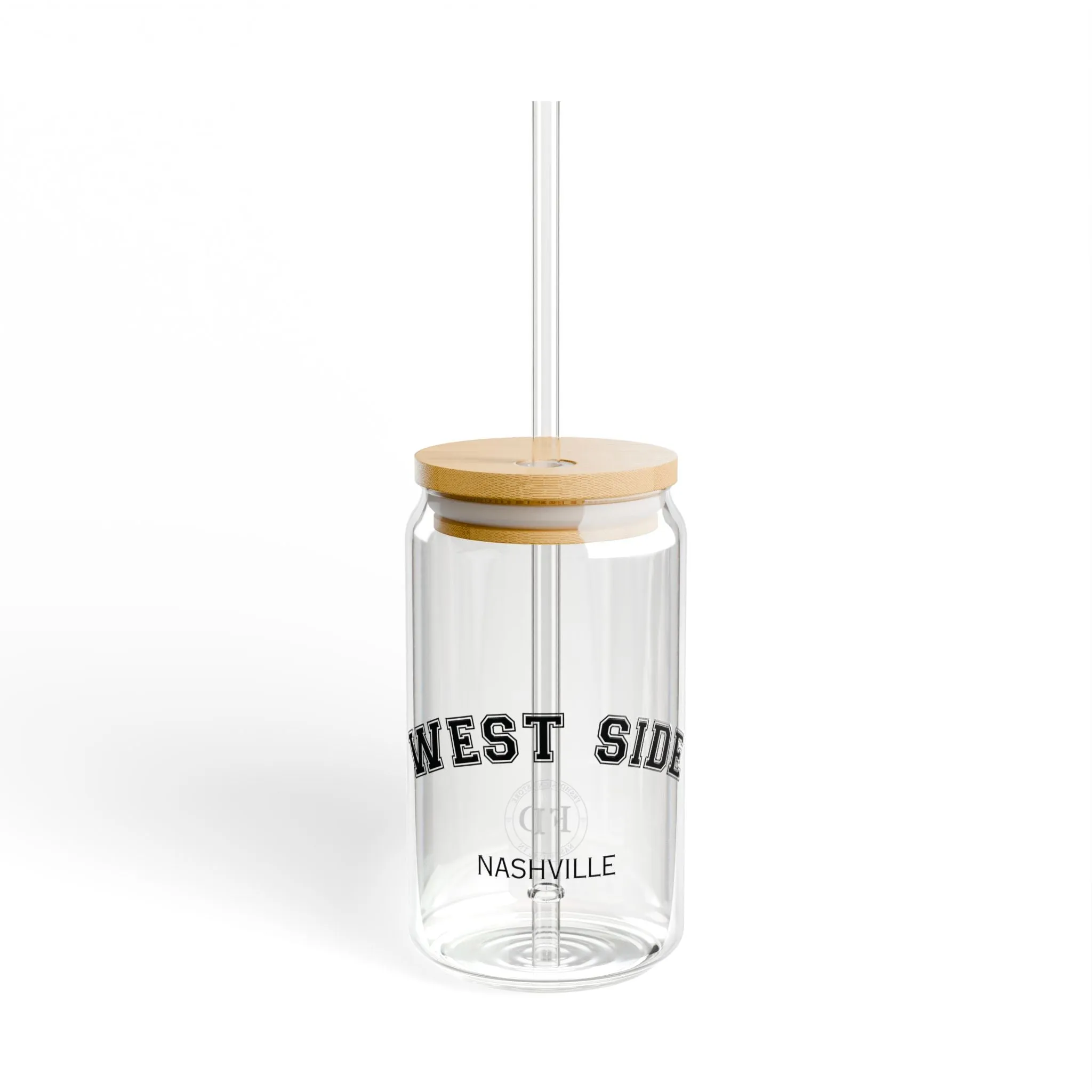 West Side Nashville, Sipper Glass, 16oz